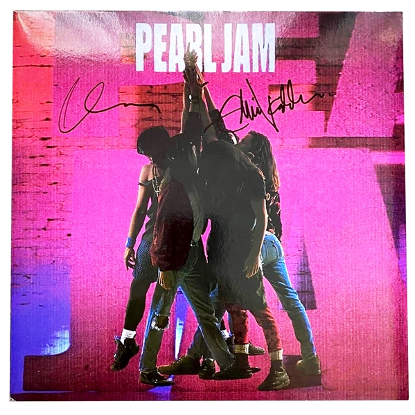 Pearl Jam Eddie Vedder Signed "Ten” Album JSA