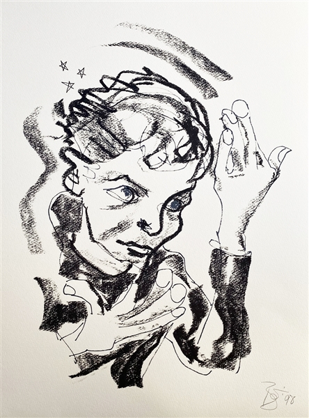 David Bowie Signed Lithograph David Bowie Autographs