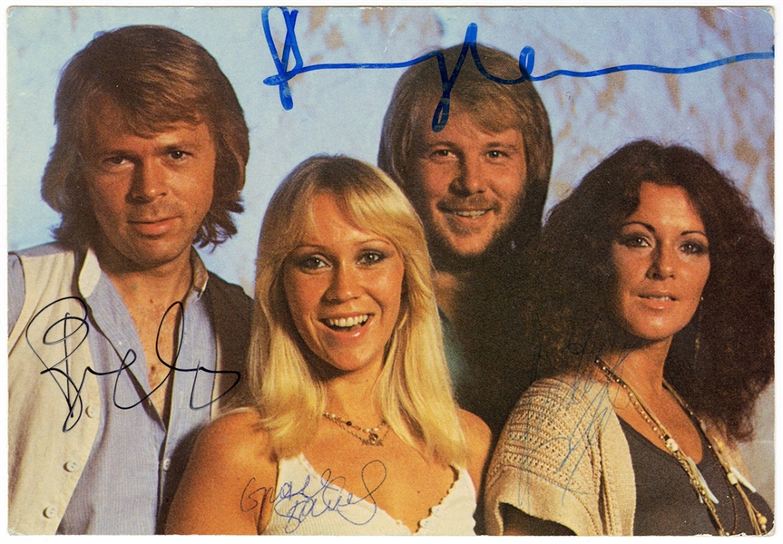 Abba Band Signed Photograph JSA