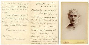 Lawrence Barrett Signed and Handwritten Letter to Grover Cleveland