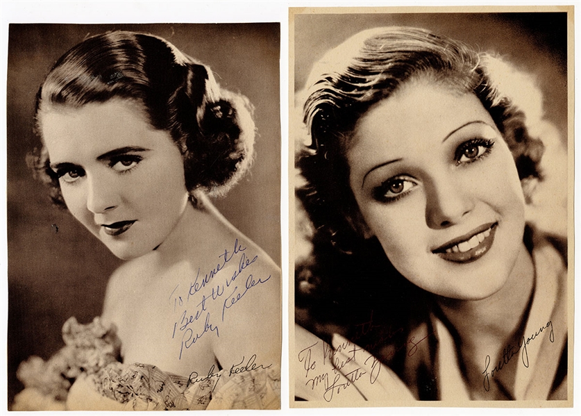 Lot of 5 Vintage Actress Signed Photographs