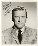 Kirk Douglas Signed and Inscribed Photograph