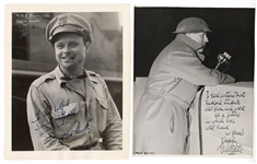 Lot of 4 Signed Military Journalist Photographs (NBC & LIFE Magazine)
