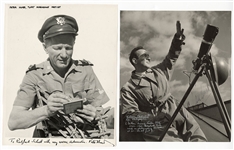 Lot of 4 Signed Military Journalist Photographs (NBC & LIFE Magazine)