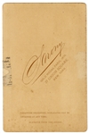 Charles Lewis Tiffany Tiffany & Co. Signed Cabinet Photograph