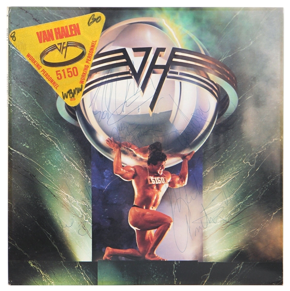 Van Halen Band Signed “5150” Album REAL
