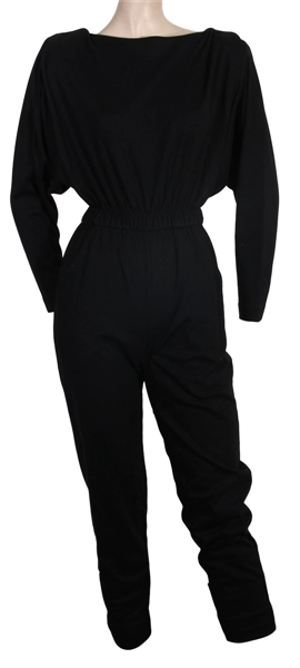 Janet Jackson Owned and Worn Black Jumpsuit