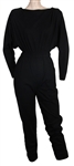 Janet Jackson Owned and Worn Black Jumpsuit