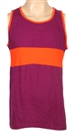 Mick Jagger Owned & Worn Purple and Orange Tank Top