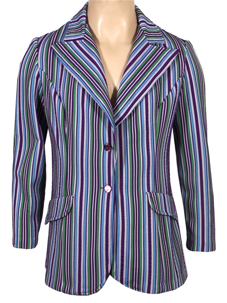 Janis Joplin Owned & Worn Multi-Colored Striped Jacket