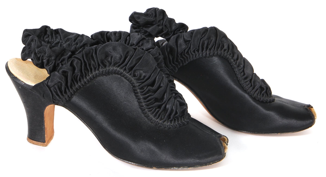 Tina Turner Owned & Stage Worn Black Heeled Shoes