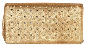 Marilyn Monroe Seven Year Itch Owned & Used Gold-Tone and Pearl Clutch Purse