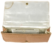 Marilyn Monroe Seven Year Itch Owned & Used Gold-Tone and Pearl Clutch Purse