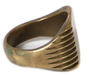 James Brown Owned & Worn JB Engraved Ring