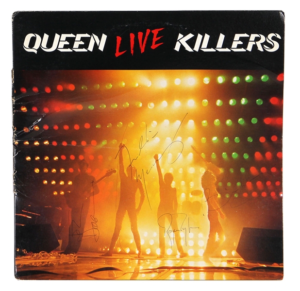 Queen Band Signed “Live Killers” Album