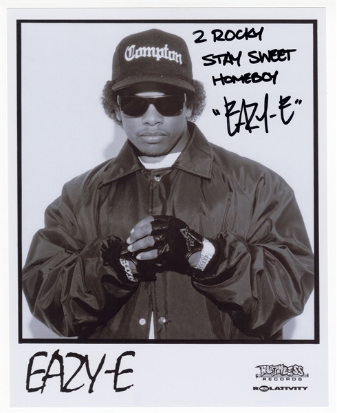 Eazy-E Signed Promotional Photograph