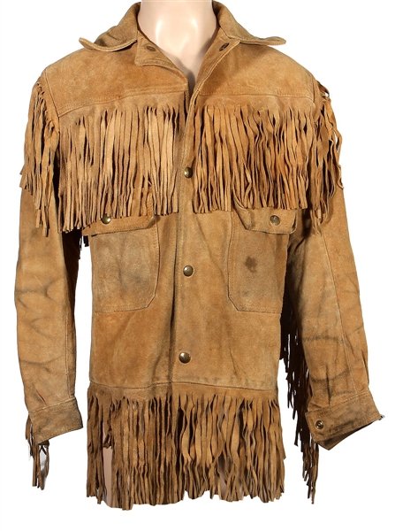 Lot Detail - Jimi Hendrix Owned & Worn Brown Leather Fringe Jacket (Al ...