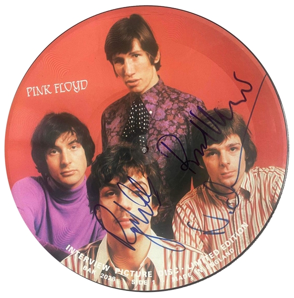 Pink Floyd Signed Picture Disc Floyd Authentic