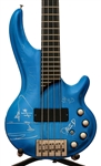 Korn Band Signed Electric Blue Bass Guitar JSA