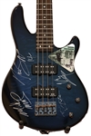 Motley Crue Band Signed Schecter Bass JSA