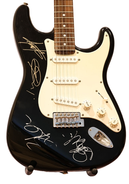 Creed Band Signed Squier Guitar JSA