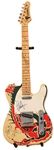 Led Zeppelin Band Signed Custom Dragon Washburn Guitar JSA
