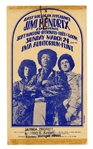 Jimi Hendrix Experience Original 1968 Flint Michigan Concert Handbill Flyer