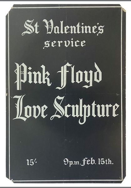 Pink Floyd 1969 York University Concert Poster