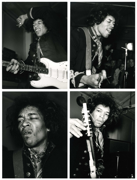 Jimi Hendrix London Performance Petra Niemeier 1990s Prints