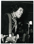 Jimi Hendrix London Performance Petra Niemeier 1990s Prints