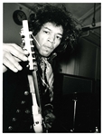 Jimi Hendrix London Performance Petra Niemeier 1990s Prints