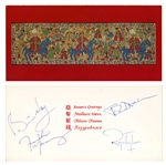 Queen 1980s Autographed Christmas Card