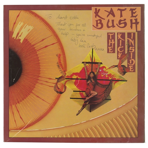 Kate Bush Autographed 1978 The Kick Inside LP
