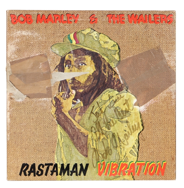 Bob Marley Signed “Rastaman Vibration” Album REAL