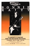 Bonnie Raitt with Clarence Clemons Original Concert Poster