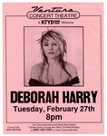 Deborah Harry (Blondie) Original Concert Flyer