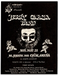 Jerry Garcia Band Original St. Joseph's Concert Handbill Flyer