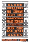 Queen/Cheap Trick/Bob Seger/Slade et al Original Concert Poster