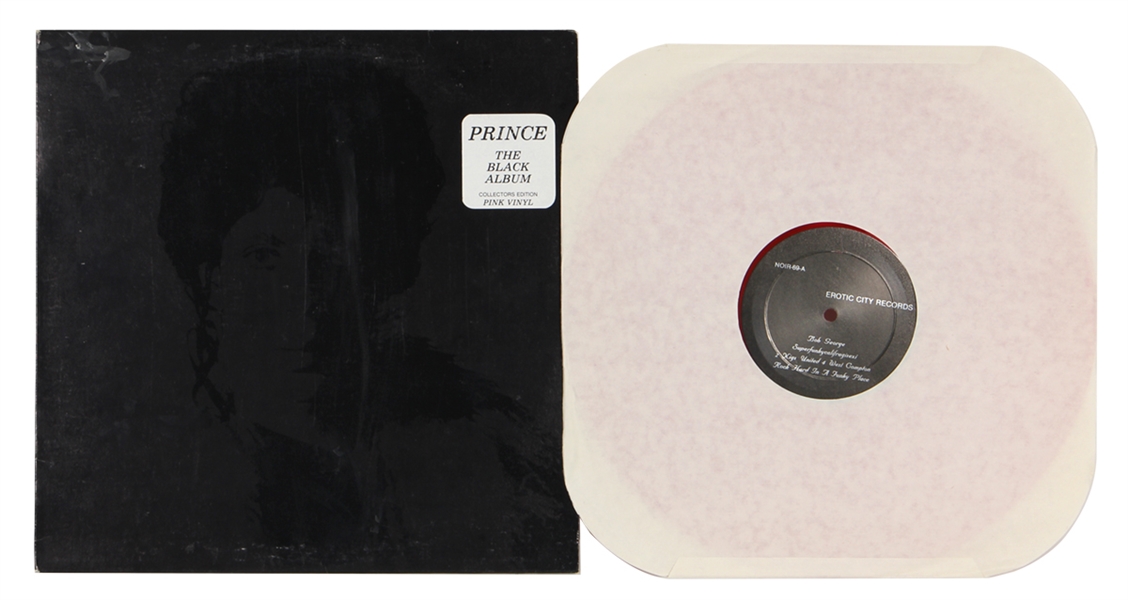 Prince “The Black Album” Rare Collector’s Edition Pink Vinyl