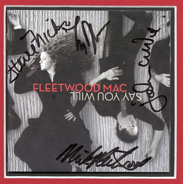Fleetwood Mac Band Signed “Say You Will” CD Display
