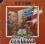 ZZ Top Band Signed “Deguello” Album REAL