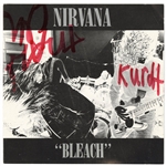 Nirvana Signed "Bleach" CD Jacket (JSA)