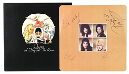 Queen Band Signed “A Day At The Races” Album Sleeve (JSA & REAL)