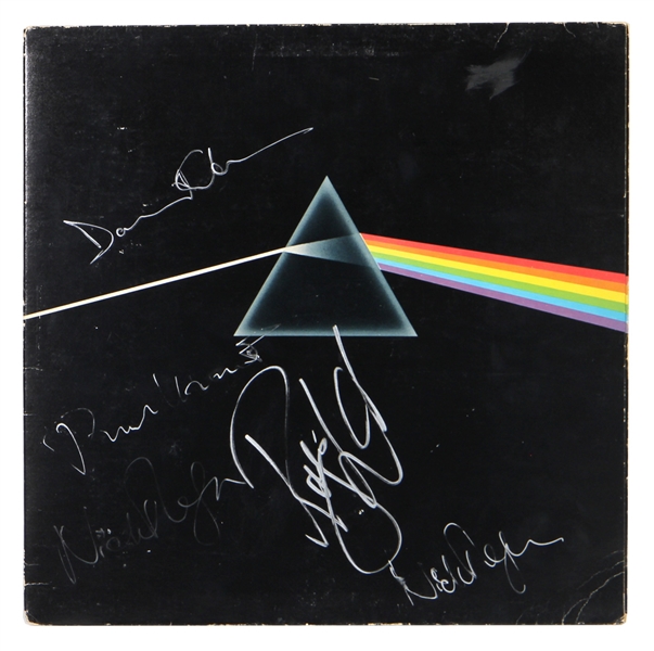 Pink Floyd Band Signed "Dark Side of the Moon" Album (JSA, Floyd Authentic & REAL)
