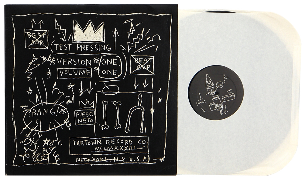 Madonna’s Personal Copy of Jean-Michel Basquiat 1983 Beat Bop Test Pressing Version One Volume One (Karon Bihari Provenance)