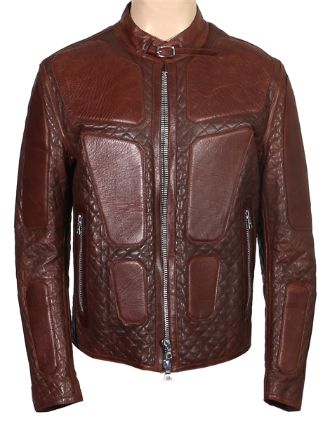 Michael Jackson’s “What More Can I Give” Music Video Worn Brown Leather Jacket (Frank Cascio)