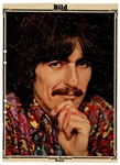 George Harrison Signed Oversized Magazine Photograph (REAL)