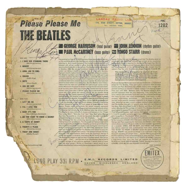 The Beatles Signed “Please Please Me” Circa 1963 (Caiazzo)