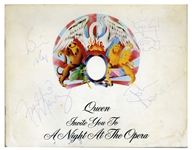 Queen Band Signed “A Night At The Opera” Program (REAL)