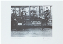 Beatles "Fun Fair" Astrid Kirchherr and Pete Best Signed Limited Edition Art Print